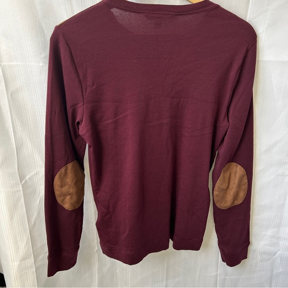 Lauren Ralph Lauren Long Sleeve w/Left Shoulder Zipper& Faux Suede Elbow Patches - Picture 4 of 5